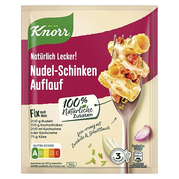 KNORR FIX - NATUERLICH LECKER! NUDEL - SCHINKEN GRATIN 40G